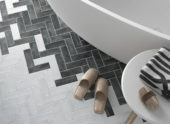 Lisbon 2x6" Graphite | Tiles By Kia
