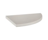 Marmiline Ash 9x9 Corner Shelf | Tiles By Kia