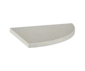 Marmiline Fog 9x9 Corner Shelf | Tiles By Kia