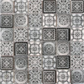 Matte & Shiny Glass Patchwork Pattern 2"X2" White Grey Mosaic | Tiles By Kia