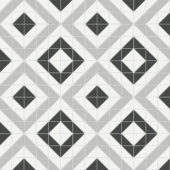 Midnight Blend Matte Cubic Pattern Mosaic | Tiles By Kia
