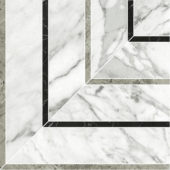 Milano Statuario Honed Picco Mosaic | Tiles By Kia