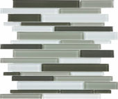 Mineral Blend Random Strip Mosaic | Tiles By Kia
