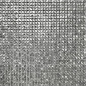 Mini Hexagon Silver Aluminum Mosaic | Tiles By Kia