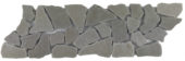 Mini Opus Grey Reconstituted Stone Border Interlocking Mosaic | Tiles By Kia