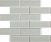 Mist 2X6 Brick Mosaic | Tiles By Kia
