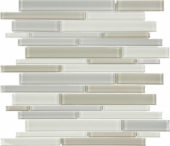 Natural Blend Random Strip Mosaic | Tiles By Kia