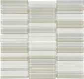 Natural Blend Stacked Mosaic | Tiles By Kia