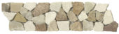 Onyx White/Red Opus Mosaic Interlocking Border | Tiles By Kia