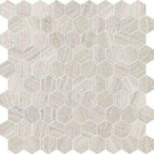 Polished 1" Passion Hex Mosaic | Tiles By Kia