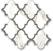 Polished Adoration Arabesque Mosaic | Tiles By Kia