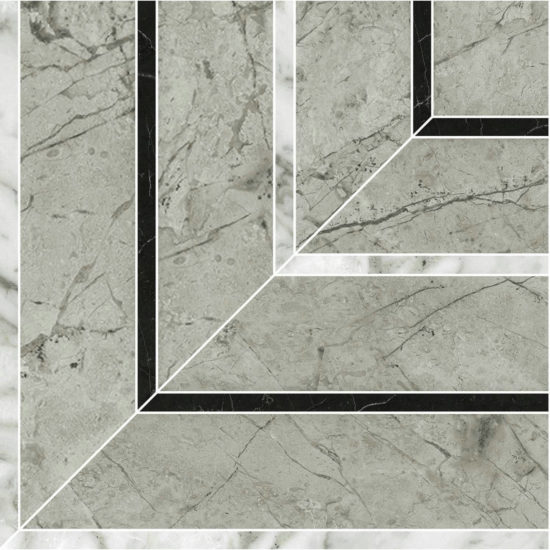 Roma Argento Honed Picco Mosaic | Tiles By Kia