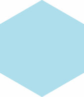 Ronda 5.5X6.3” Blue Hexagon | Tiles By Kia
