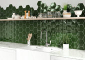 Ronda 5.5X6.3” Green Hexagon | Tiles By Kia