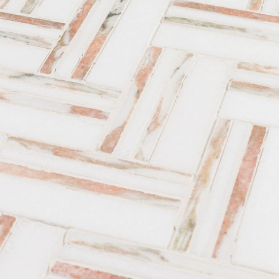Rosey Weave Mosaic | Tiles By Kia