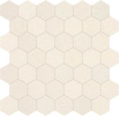 Serene Ivory 2 Hexagon Mosaic | Tiles By Kia