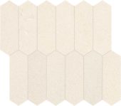 Serene Ivory 2x6 Picket Mosaic | Tiles By Kia