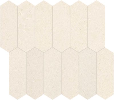 Serene Ivory 2×6 Picket Mosaic