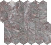 Sereno Burgundy 2x6 Picket Mosaic | Tiles By Kia