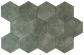 Seville 5.5X6.3” Black Hexagon | Tiles By Kia