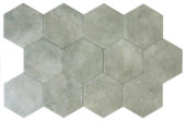 Seville 5.5X6.3” Grey Hexagon | Tiles By Kia