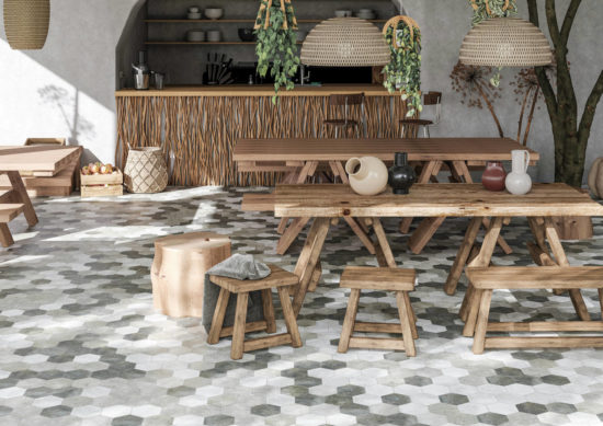 Seville 5.5X6.3” White Hexagon | Tiles By Kia