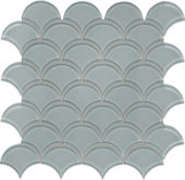 Shadow Scallop Mosaic | Tiles By Kia