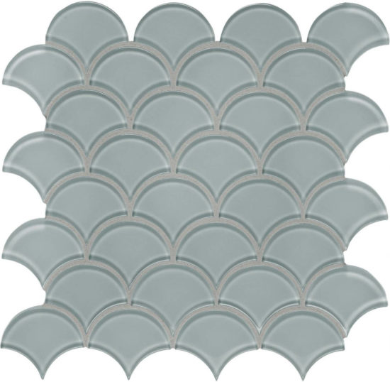 Shadow Scallop Mosaic | Tiles By Kia