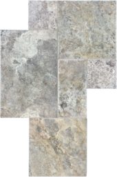 Silver Ash Cobble Pattern Set | Tiles By Kia