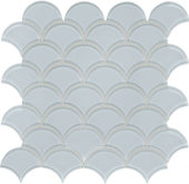 Skylight Scallop Mosaic | Tiles By Kia