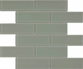 Smoke 2X6 Brick Mosaic | Tiles By Kia