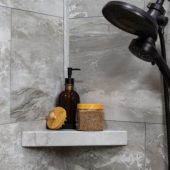 Smoky Sky Shower Shelf 14.56x7.12x2 | Tiles By Kia