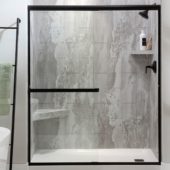 Smoky Sky Shower Wall Kit 32x60x78 | Tiles By Kia
