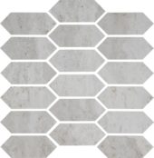 Spirit Silver Picket Mosaic | Tiles By Kia