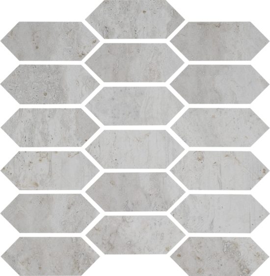 Spirit Silver Picket Mosaic | Tiles By Kia