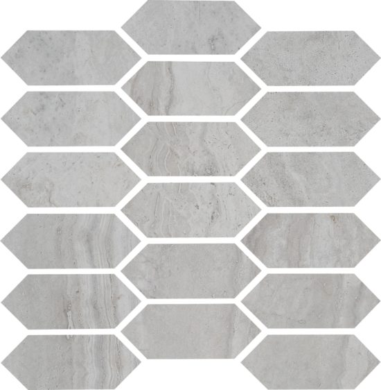 Spirit Silver Picket Mosaic | Tiles By Kia