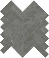 Stark Carbon 1.25x4 Herringbone Mosaic | Tiles By Kia
