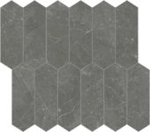 Stark Carbon 2x6 Picket Mosaic | Tiles By Kia