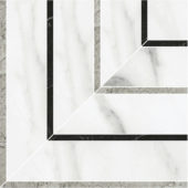 Statuario Venezia Honed Picco Mosaic | Tiles By Kia