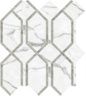 Statuario Venezia Polished Modella Mosaic | Tiles By Kia