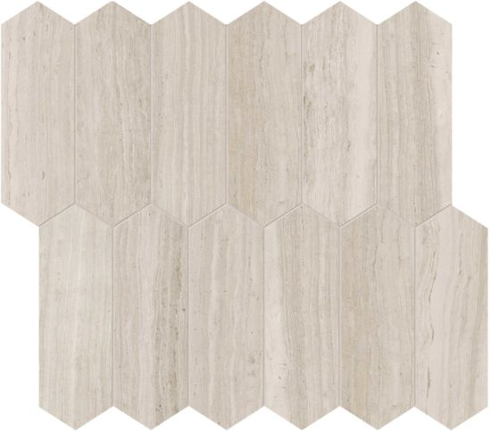 Strada Mist 2x6 Picket Mosaic