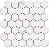 Treasure Statuario 2x2 Polished Hexagon Mosaic | Tiles By Kia