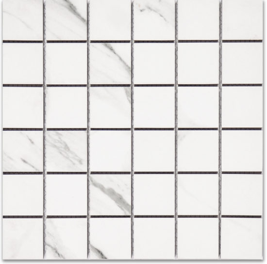 Treasure Statuario 2x2 Polished Mosaic | Tiles By Kia