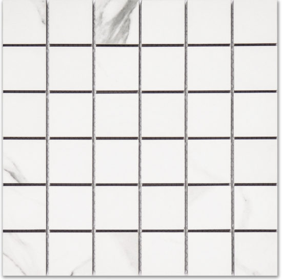 Treasure Statuario 2x2 Polished Mosaic | Tiles By Kia