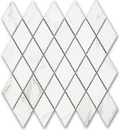 Treasure Statuario Polished Diamond Mosaic | Tiles By Kia
