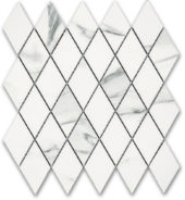 Treasure Statuario Polished Diamond Mosaic | Tiles By Kia
