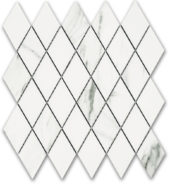 Treasure Statuario Polished Diamond Mosaic | Tiles By Kia