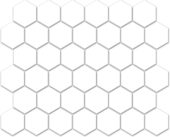 Treasure Ultimate Dolomite 2x2 Carved Hexagon Mosaic | Tiles By Kia
