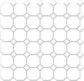 Treasure Ultimate Dolomite Polished Octagon/Dot Mosaic | Tiles By Kia