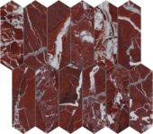 Tuscano Rosso 2x6 Picket Mosaic | Tiles By Kia